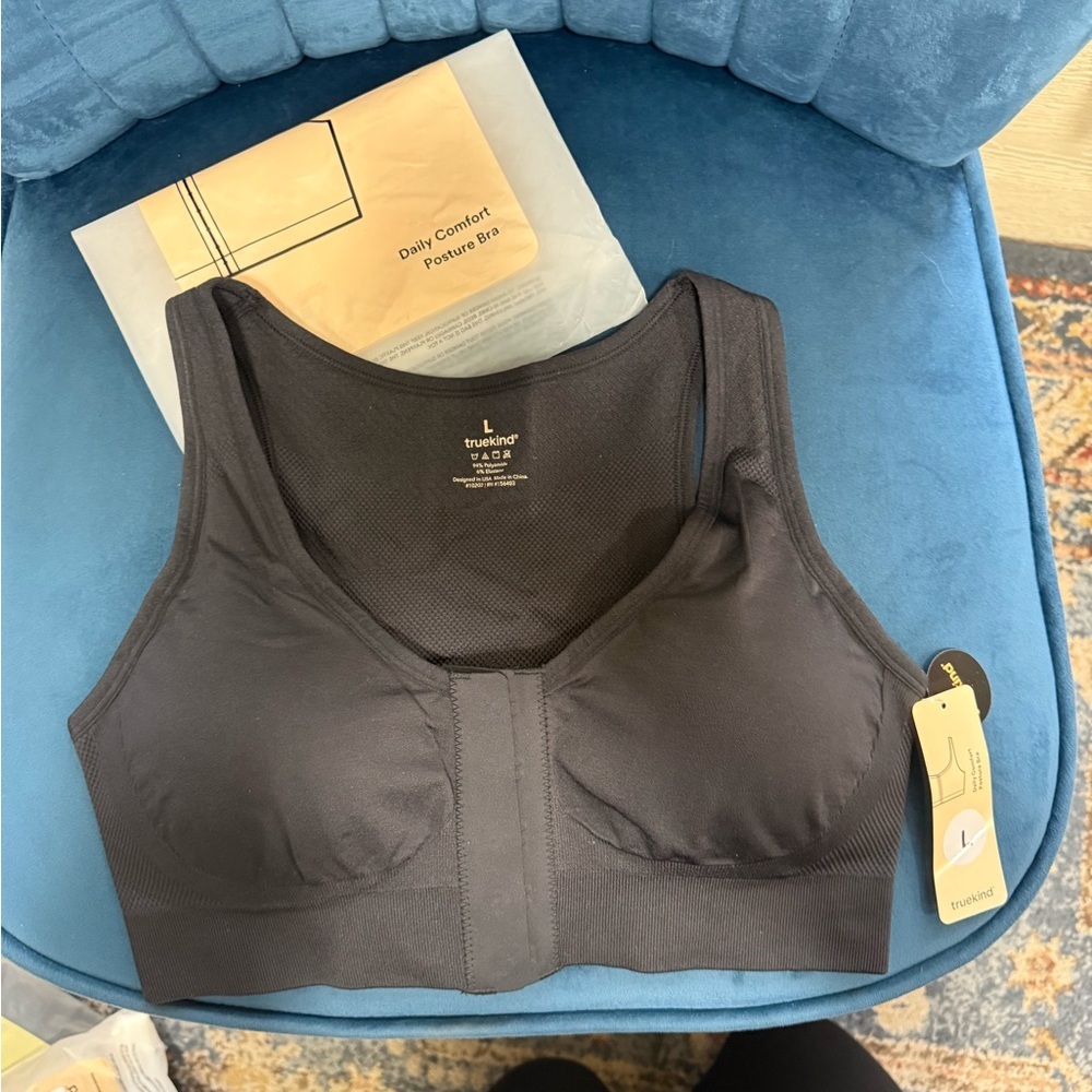 Truekind Daily Comfort Posture Bra Wireless Front Closure Support